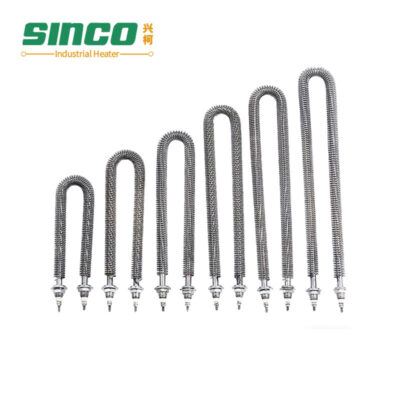 U Shape Electric Air Finned Tubular Heater