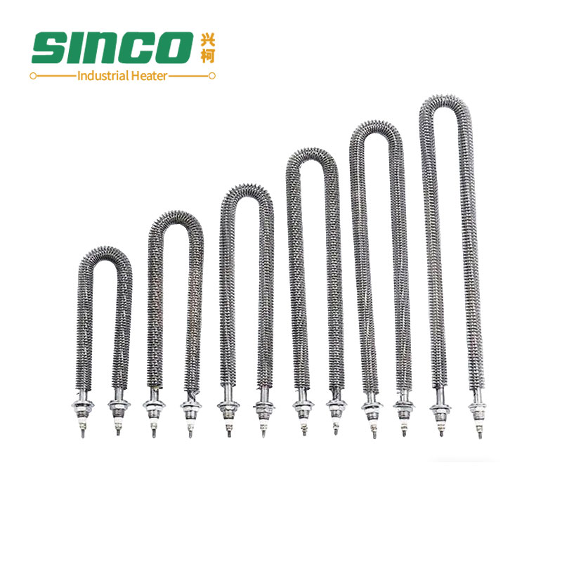 U Shape Electric Air Finned Tubular Heater