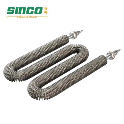 Industrial Electric Fin Heating Element Finned Tubular Heater for Laminating Machine Drying Roller