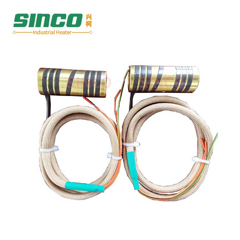 Brass Hot Runner Spring Type Heater Coil with K Type Thermocouple for Injection Machine