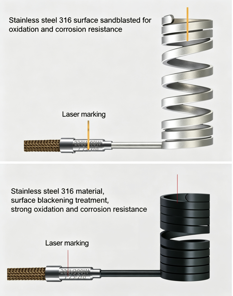 Coil Spring Resistance Heater for Hot Runner System