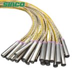 Industrial Stainless Steel Electric Cartridge Heater with K/J Type Thermocouple for Mold Heating