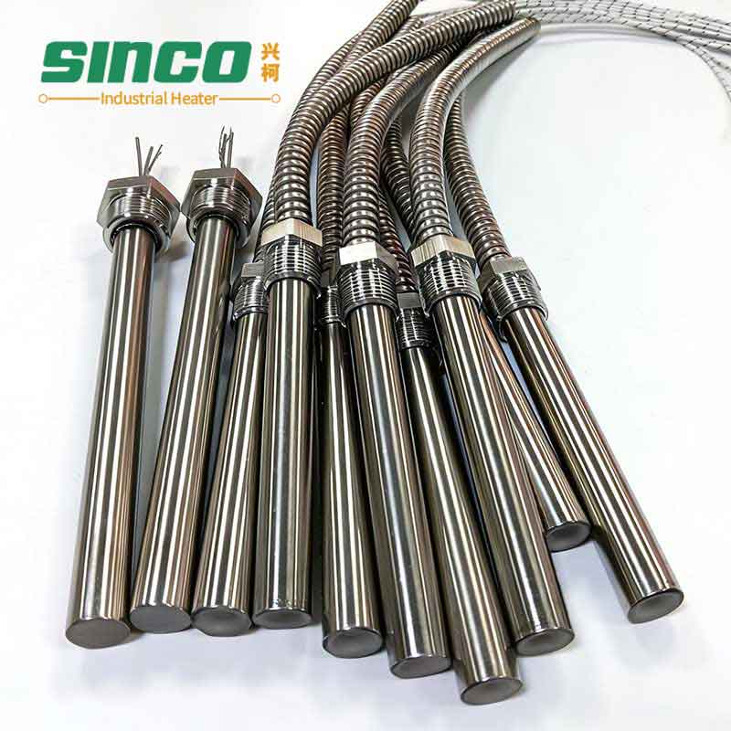 Electric 380V Mold Heating Element Cartridge Heater with Flange