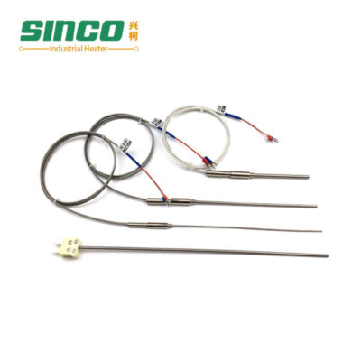 Industrial Stainless Steel Probe Mineral Insulated High Temperature Sensor K-Type Thermocouple