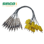 3 Wire 4 Wire Stainless Steel Probe Rtd Thermocouple Temperature Sensor PT100