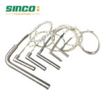 110V 100W Industrial Electric Right Angel L Shape Cartridge Heater for Sealing Machine