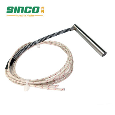 L Shape Immersion Cartridge Heater with Built in J Thermocouple Sensor